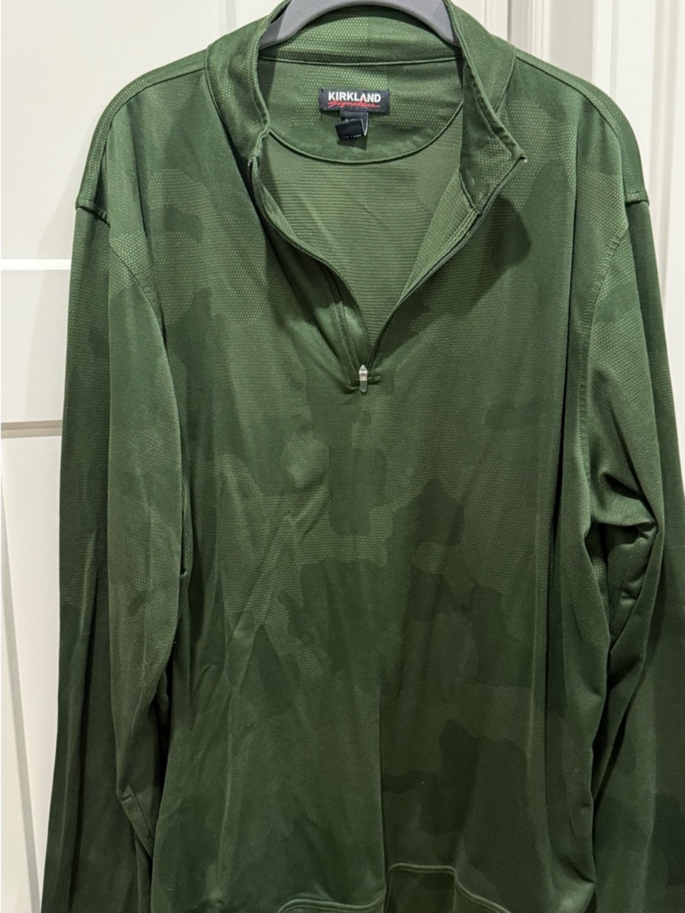 Kirkland Signature Olive Green Crew Neck Pullover